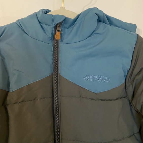 Kids Magellan Fleece-Lined Coat with attached hood - Picture 4 of 10